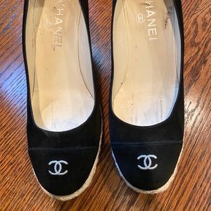 Authentic CHNEL wedges